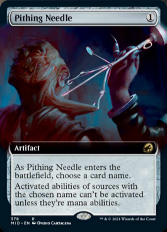 Pithing Needle (Extended) [Innistrad: Midnight Hunt] | D20 Games