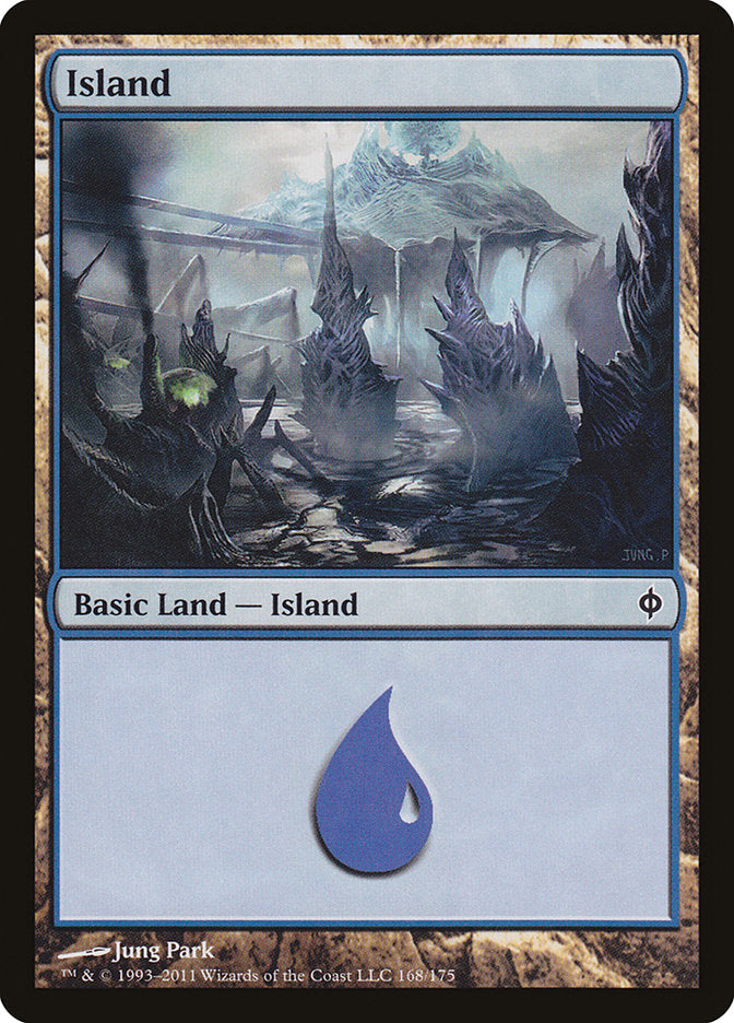 Island (168) [New Phyrexia] | D20 Games