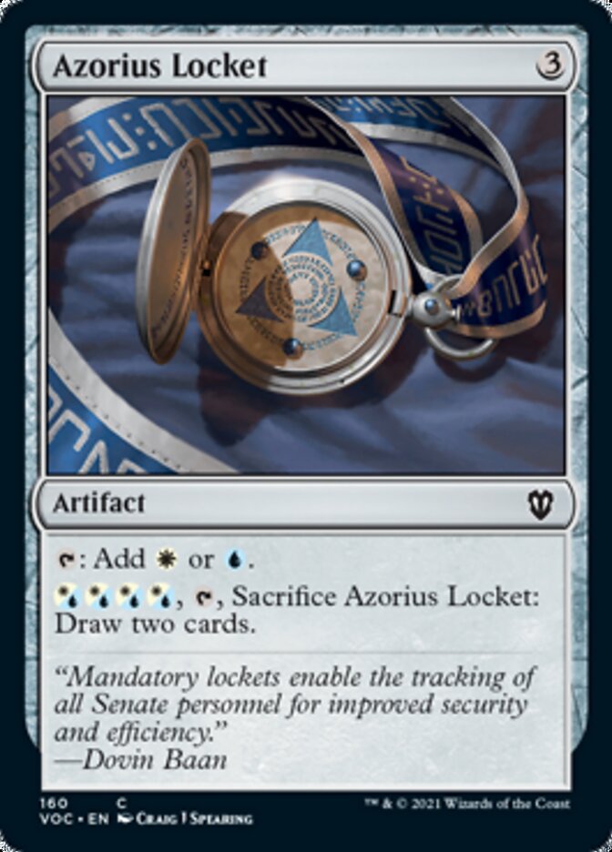 Azorius Locket [Innistrad: Crimson Vow Commander] | D20 Games