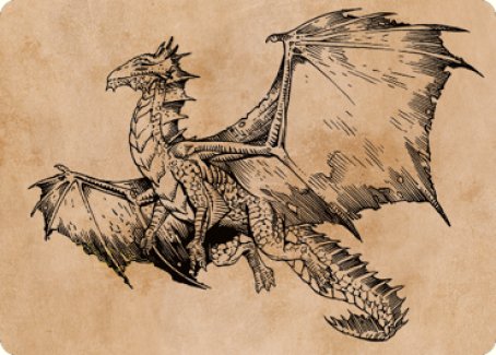 Ancient Bronze Dragon Art Card (58) [Commander Legends: Battle for Baldur's Gate Art Series] | D20 Games