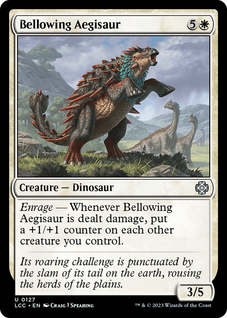 Bellowing Aegisaur [The Lost Caverns of Ixalan Commander] | D20 Games