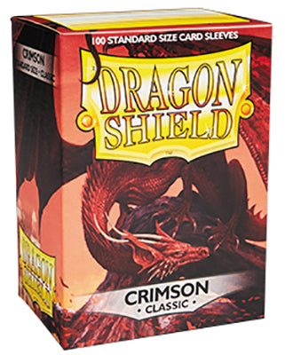 Dragon Shields: (100) Classic Crimson | D20 Games