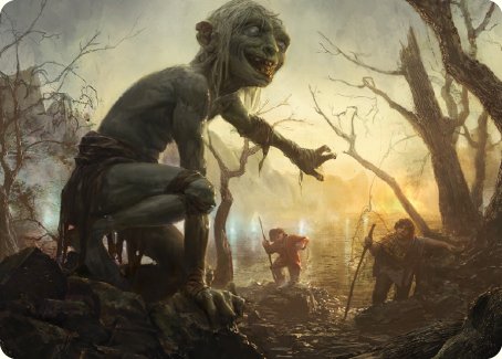 Smeagol, Helpful Guide Art Card [The Lord of the Rings: Tales of Middle-earth Art Series] | D20 Games