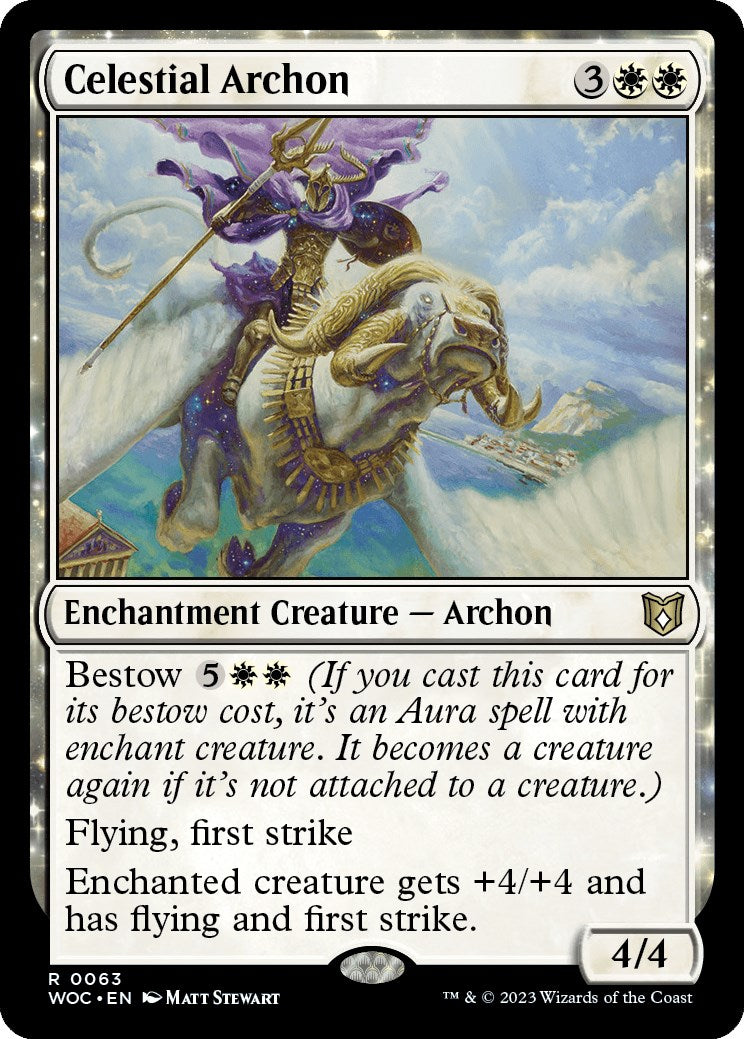 Celestial Archon [Wilds of Eldraine Commander] | D20 Games