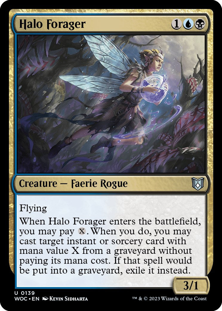 Halo Forager [Wilds of Eldraine Commander] | D20 Games