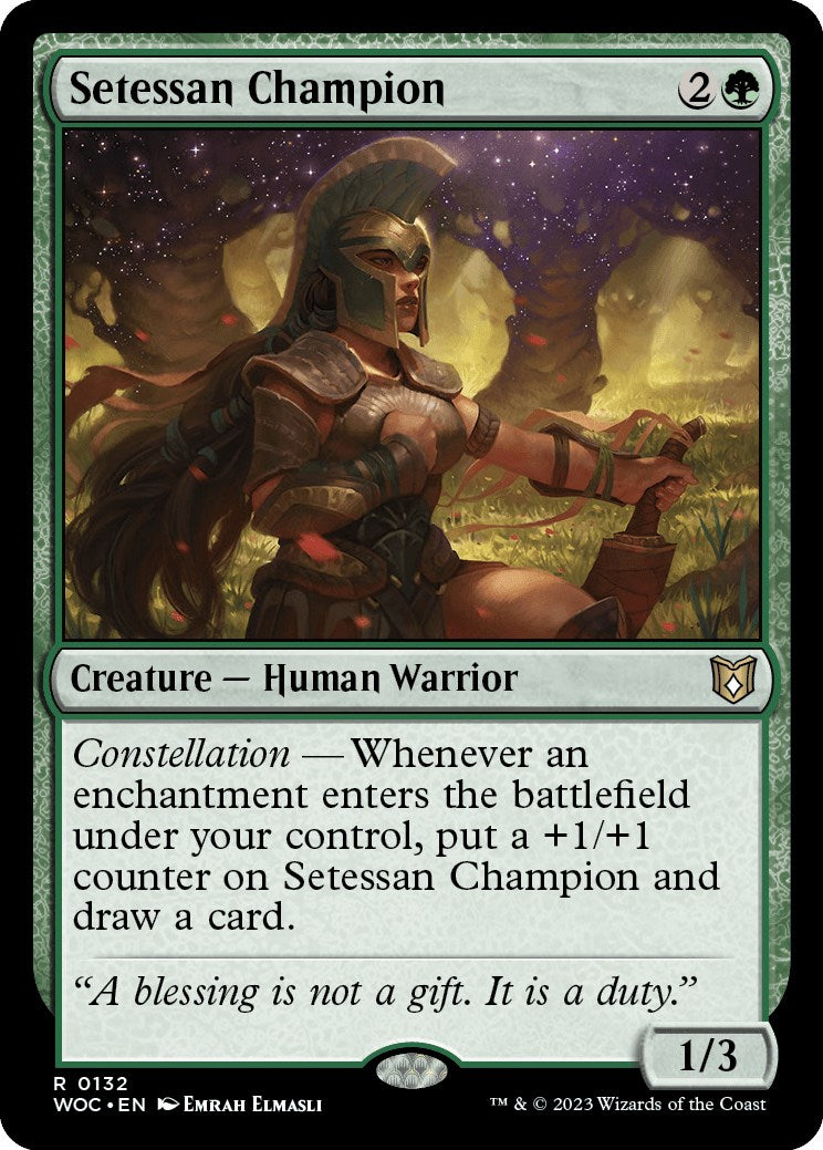 Setessan Champion [Wilds of Eldraine Commander] | D20 Games