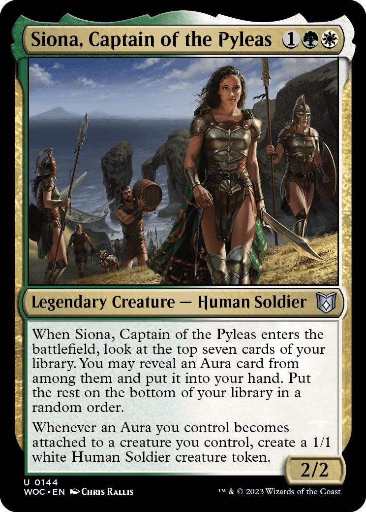 Siona, Captain of the Pyleas [Wilds of Eldraine Commander] | D20 Games