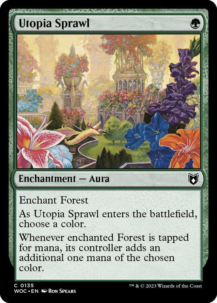 Utopia Sprawl [Wilds of Eldraine Commander] | D20 Games