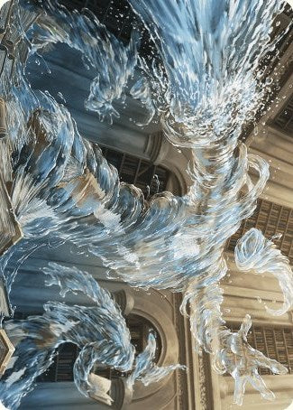 Splashy Spellcaster Art Card [Wilds of Eldraine Art Series] | D20 Games