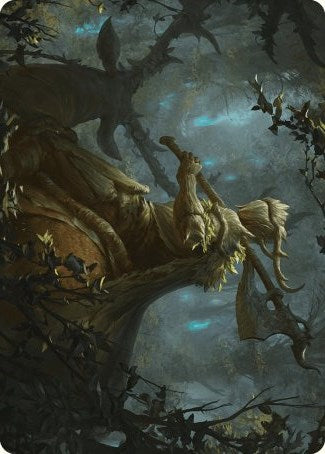 Verdant Outrider Art Card [Wilds of Eldraine Art Series] | D20 Games