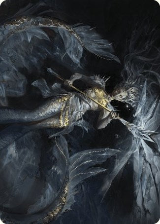 Sharae of Numbing Depths Art Card [Wilds of Eldraine Art Series] | D20 Games