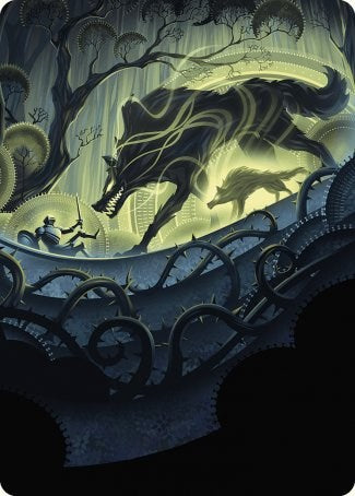 Unnatural Growth Art Card [Wilds of Eldraine Art Series] | D20 Games