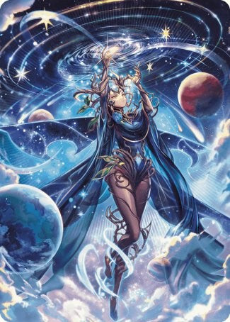 Omniscience Anime Art Card [Wilds of Eldraine Art Series] | D20 Games