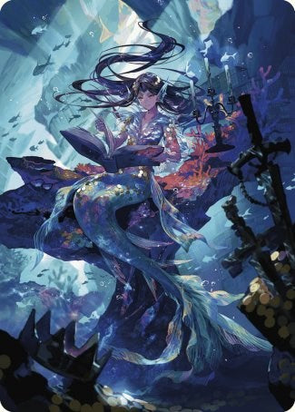 Rhystic Study Art Card [Wilds of Eldraine Art Series] | D20 Games