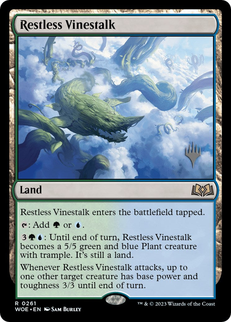 Restless Vinestalk (Promo Pack) [Wilds of Eldraine Promos] | D20 Games