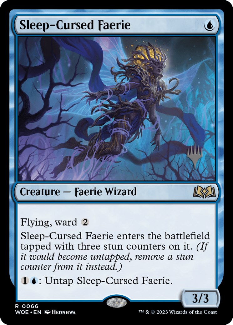 Sleep-Cursed Faerie (Promo Pack) [Wilds of Eldraine Promos] | D20 Games