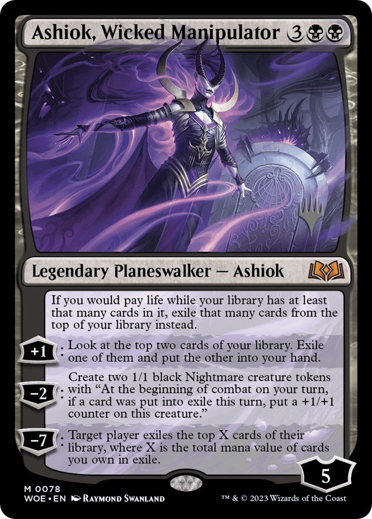 Ashiok, Wicked Manipulator (Promo Pack) [Wilds of Eldraine Promos] | D20 Games