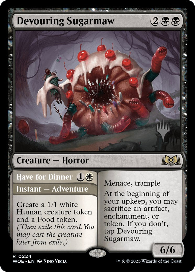 Devouring Sugarmaw // Have for Dinner(Promo Pack) [Wilds of Eldraine Promos] | D20 Games
