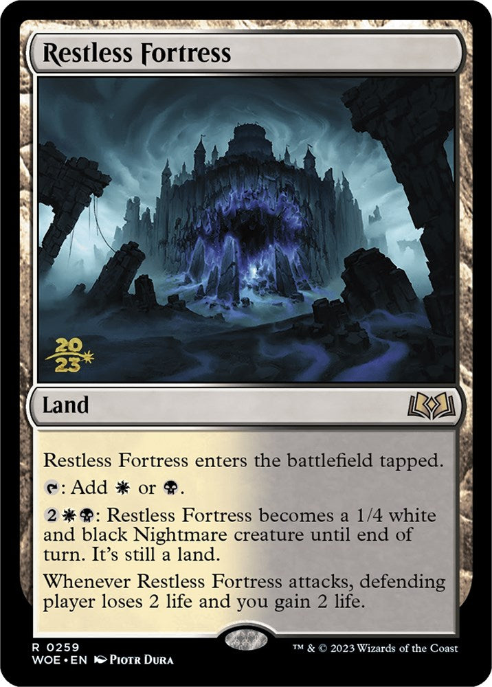 Restless Fortress [Wilds of Eldraine Prerelease Promos] | D20 Games