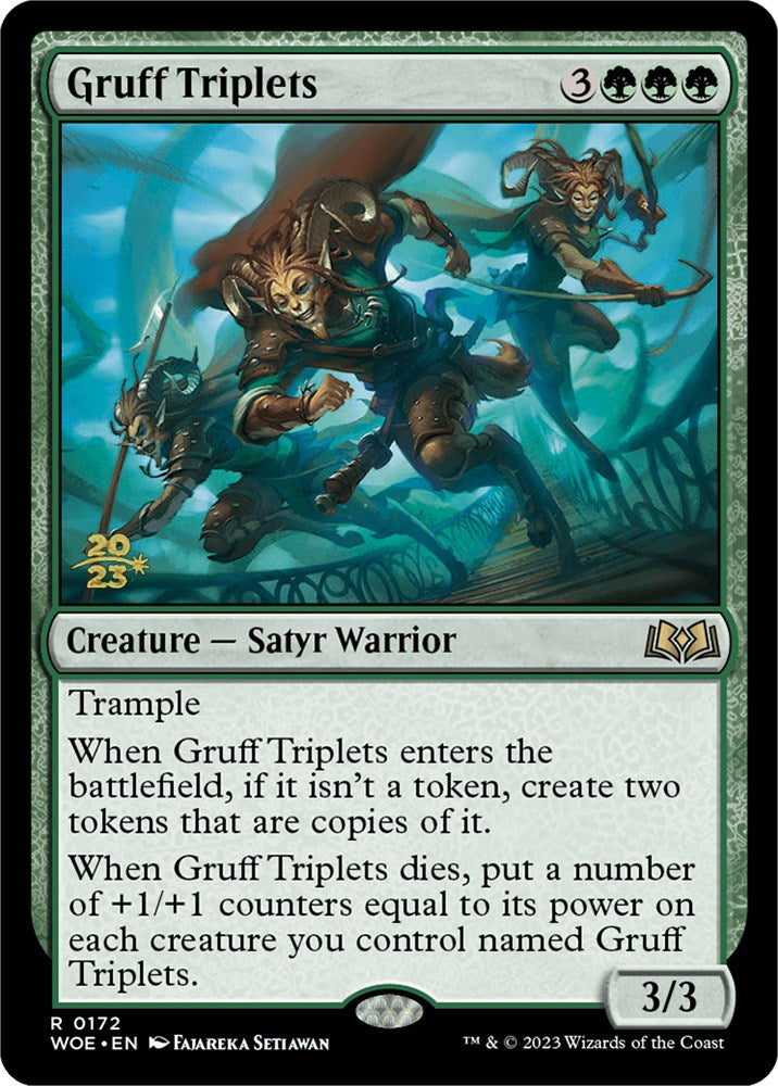 Gruff Triplets [Wilds of Eldraine Prerelease Promos] | D20 Games