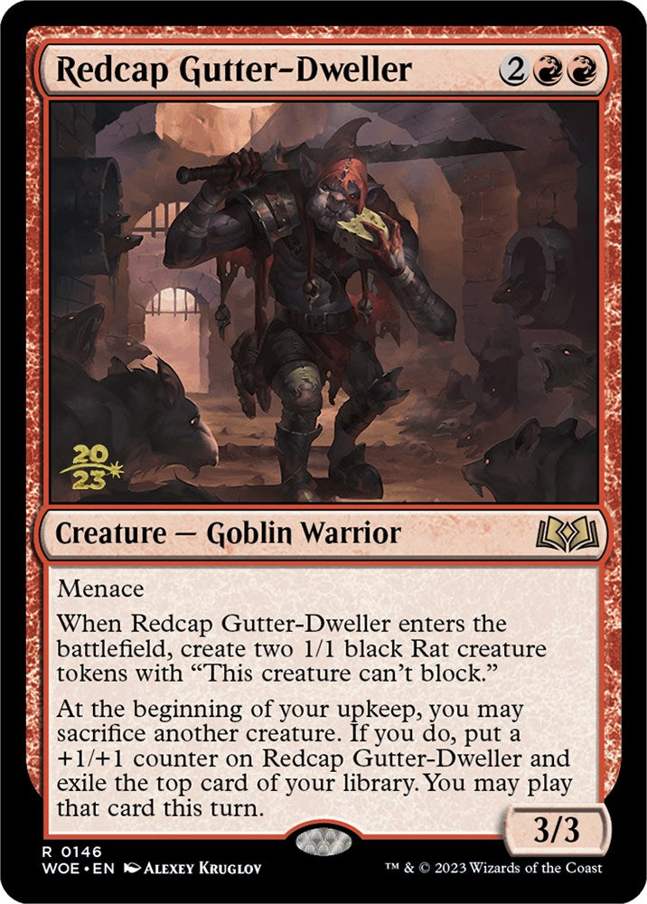 Redcap Gutter-Dweller [Wilds of Eldraine Prerelease Promos] | D20 Games