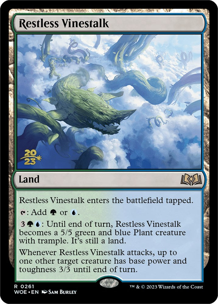 Restless Vinestalk [Wilds of Eldraine Prerelease Promos] | D20 Games