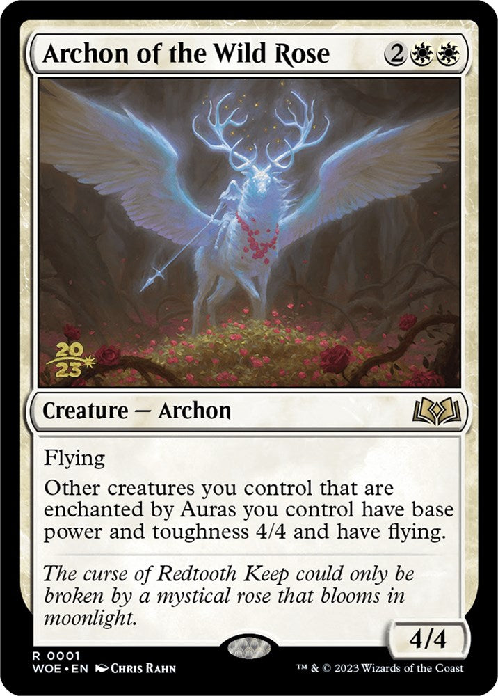 Archon of the Wild Rose [Wilds of Eldraine Prerelease Promos] | D20 Games