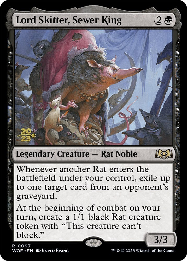 Lord Skitter, Sewer King [Wilds of Eldraine Prerelease Promos] | D20 Games