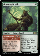 Questing Druid // Seek the Beast [Wilds of Eldraine Prerelease Promos] | D20 Games