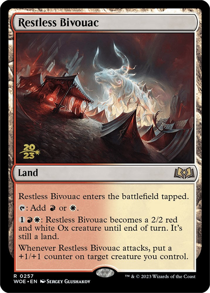 Restless Bivouac [Wilds of Eldraine Prerelease Promos] | D20 Games