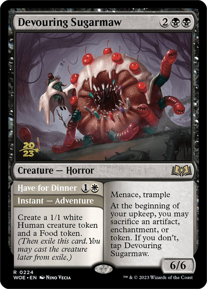 Devouring Sugarmaw // Have for Dinner [Wilds of Eldraine Prerelease Promos] | D20 Games