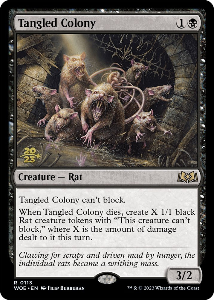 Tangled Colony [Wilds of Eldraine Prerelease Promos] | D20 Games