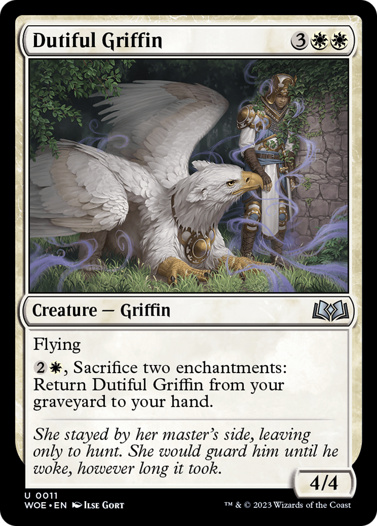 Dutiful Griffin [Wilds of Eldraine] | D20 Games