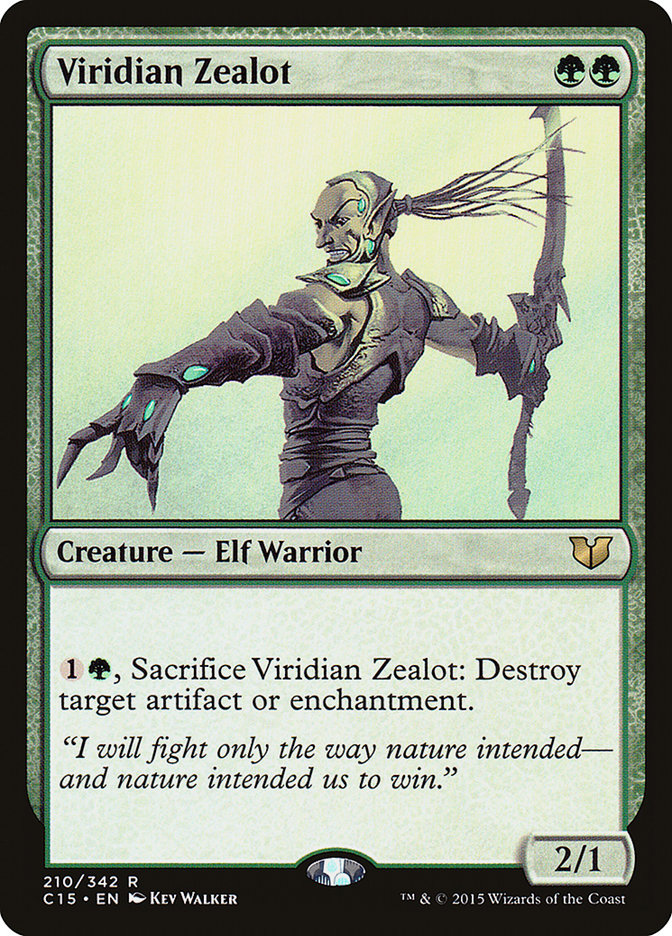 Viridian Zealot [Commander 2015] | D20 Games