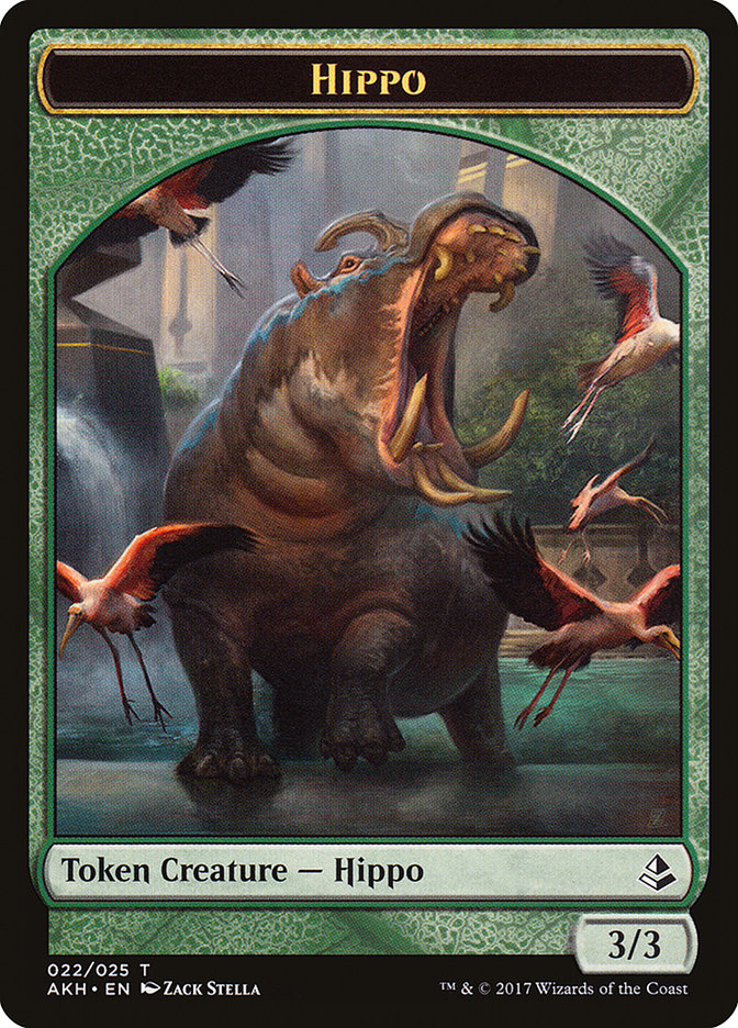 Hippo [Amonkhet Tokens] | D20 Games