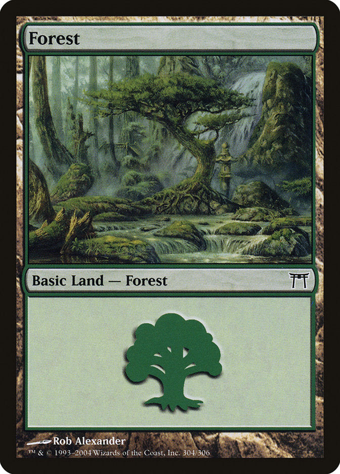 Forest (304) [Champions of Kamigawa] | D20 Games