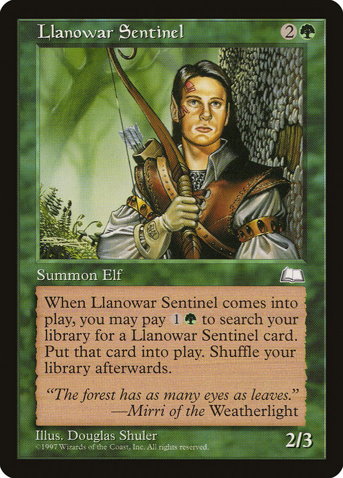 Llanowar Sentinel [Weatherlight] | D20 Games