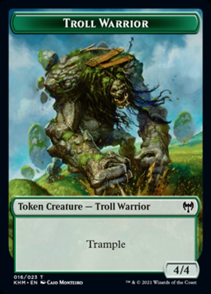 Troll Warrior [Kaldheim Tokens] | D20 Games