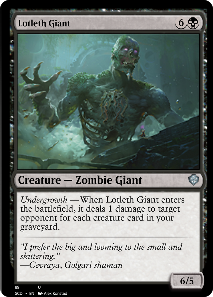 Lotleth Giant [Starter Commander Decks] | D20 Games