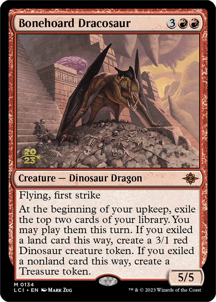 Bonehoard Dracosaur [The Lost Caverns of Ixalan Prerelease Cards] | D20 Games