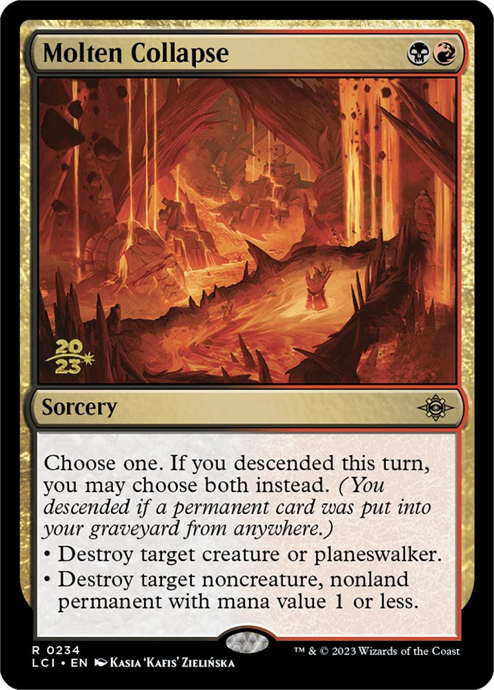 Molten Collapse [The Lost Caverns of Ixalan Prerelease Cards] | D20 Games