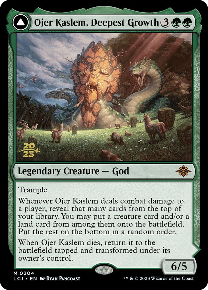 Ojer Kaslem, Deepest Growth // Temple of Cultivation [The Lost Caverns of Ixalan Prerelease Cards] | D20 Games