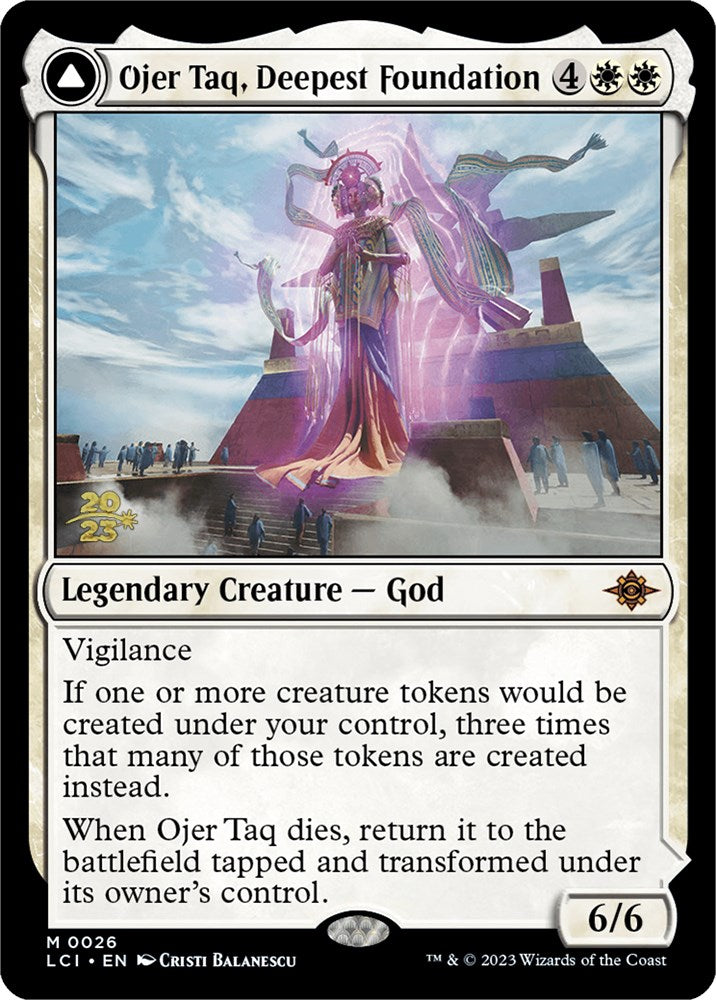 Ojer Taq, Deepest Foundation // Temple of Civilization [The Lost Caverns of Ixalan Prerelease Cards] | D20 Games
