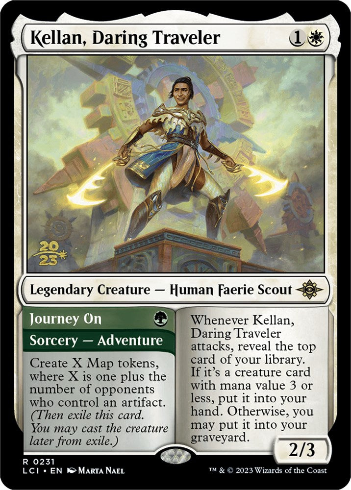 Kellan, Daring Traveler [The Lost Caverns of Ixalan Prerelease Cards] | D20 Games