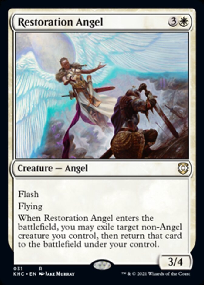 Restoration Angel [Kaldheim Commander] | D20 Games