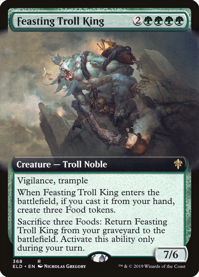 Feasting Troll King (Extended) [Throne of Eldraine] | D20 Games