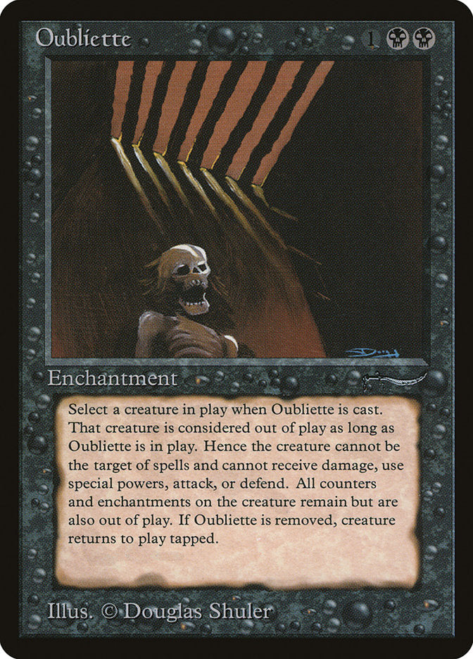 Oubliette (Dark Mana Cost) [Arabian Nights] | D20 Games