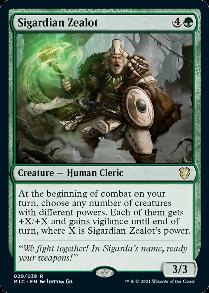 Sigardian Zealot [Innistrad: Midnight Hunt Commander] | D20 Games