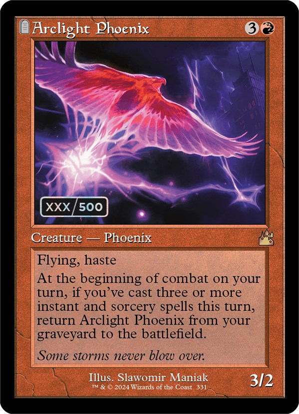 Arclight Phoenix (Retro) (Serialized) [Ravnica Remastered] | D20 Games