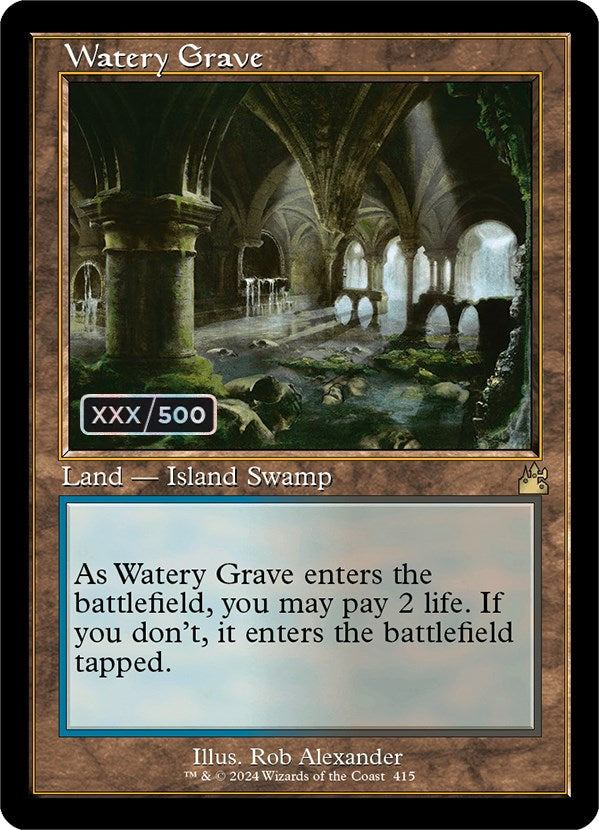 Watery Grave (Retro) (Serialized) [Ravnica Remastered] | D20 Games